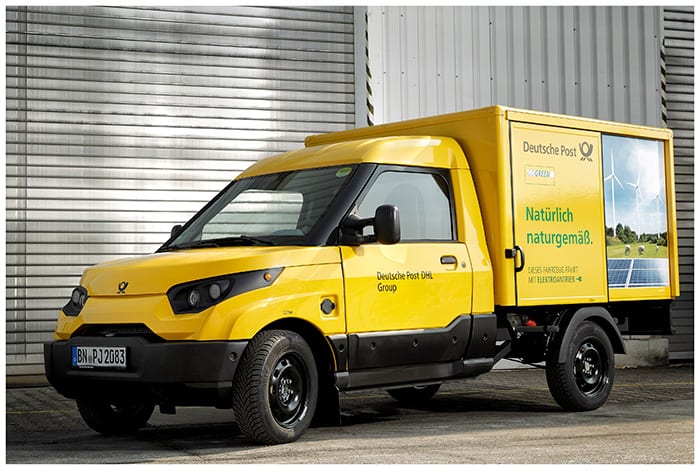 DHL’s investment in technologies like the StreetScooter, an electric delivery van, helped it achieve its 2020 carbon targets 4 years ahead of schedule.