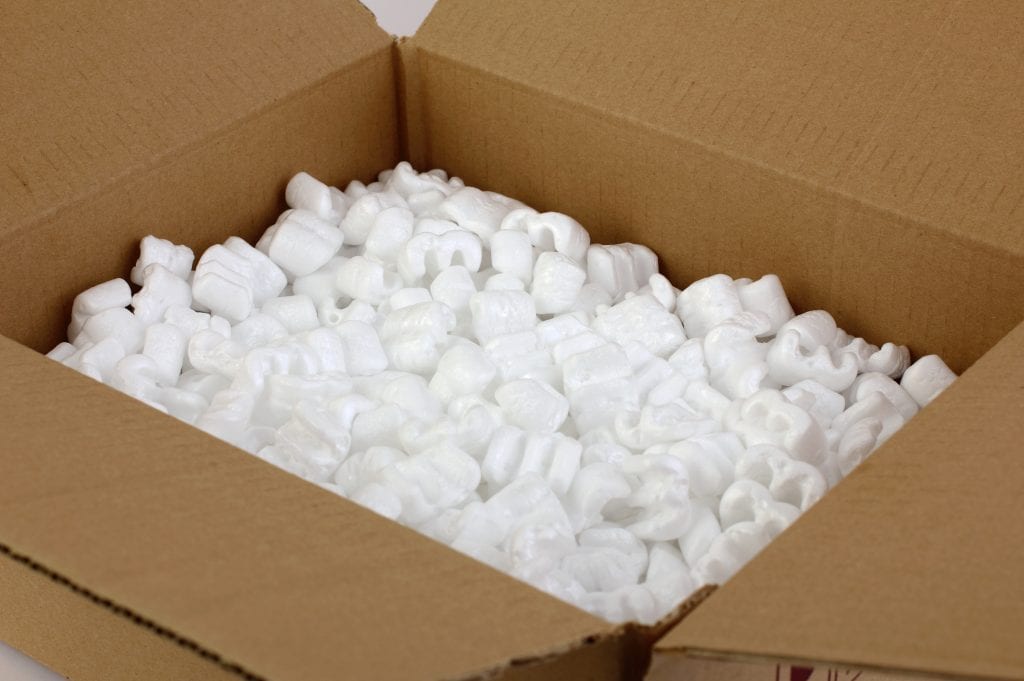 Biodegradable styrofoam