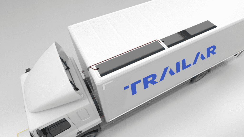 TRAILAR’s solution involves the application of ultra-thin, flexible solar panels to a vehicle’s roof space and connecting them to the vehicle battery or additional on-board batteries.