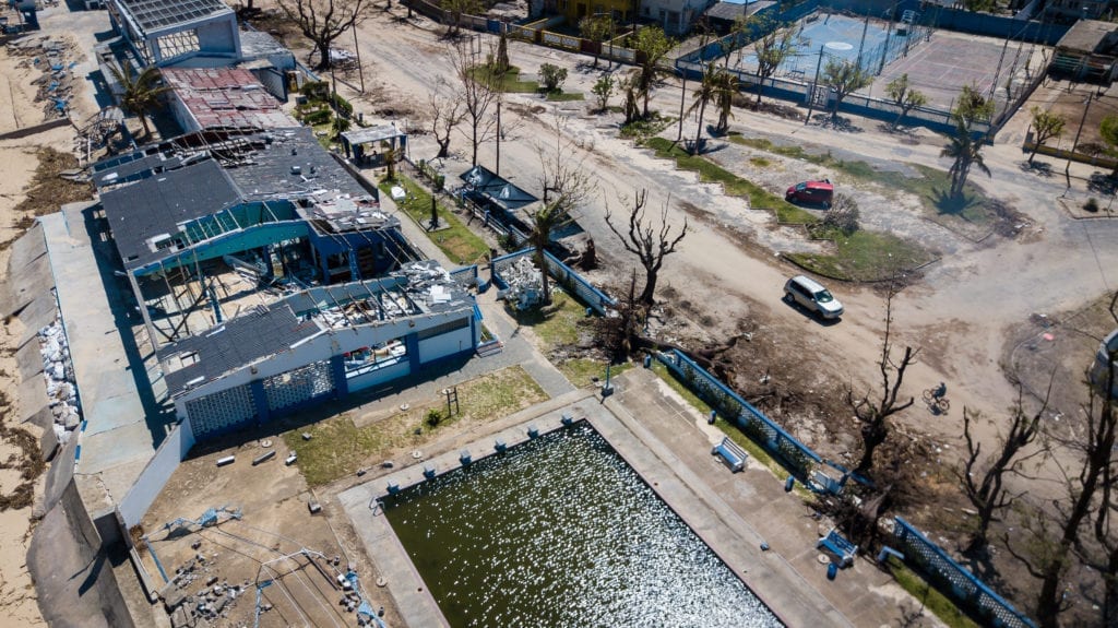 The damage in Mozambique after Cyclone Idai