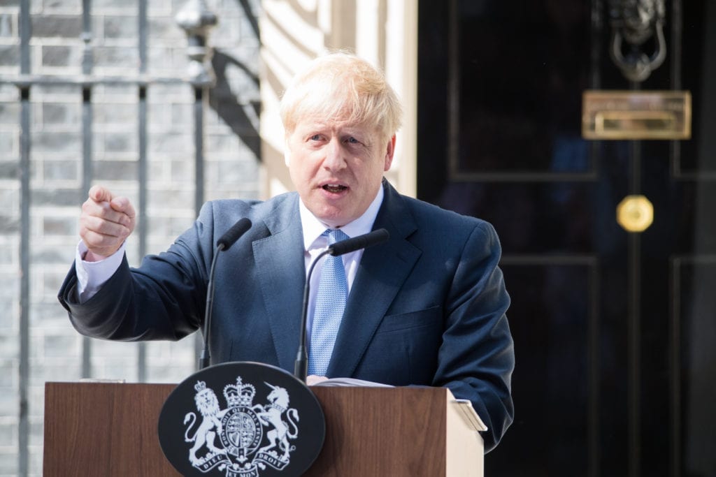 British Prime Minister Boris Johnson