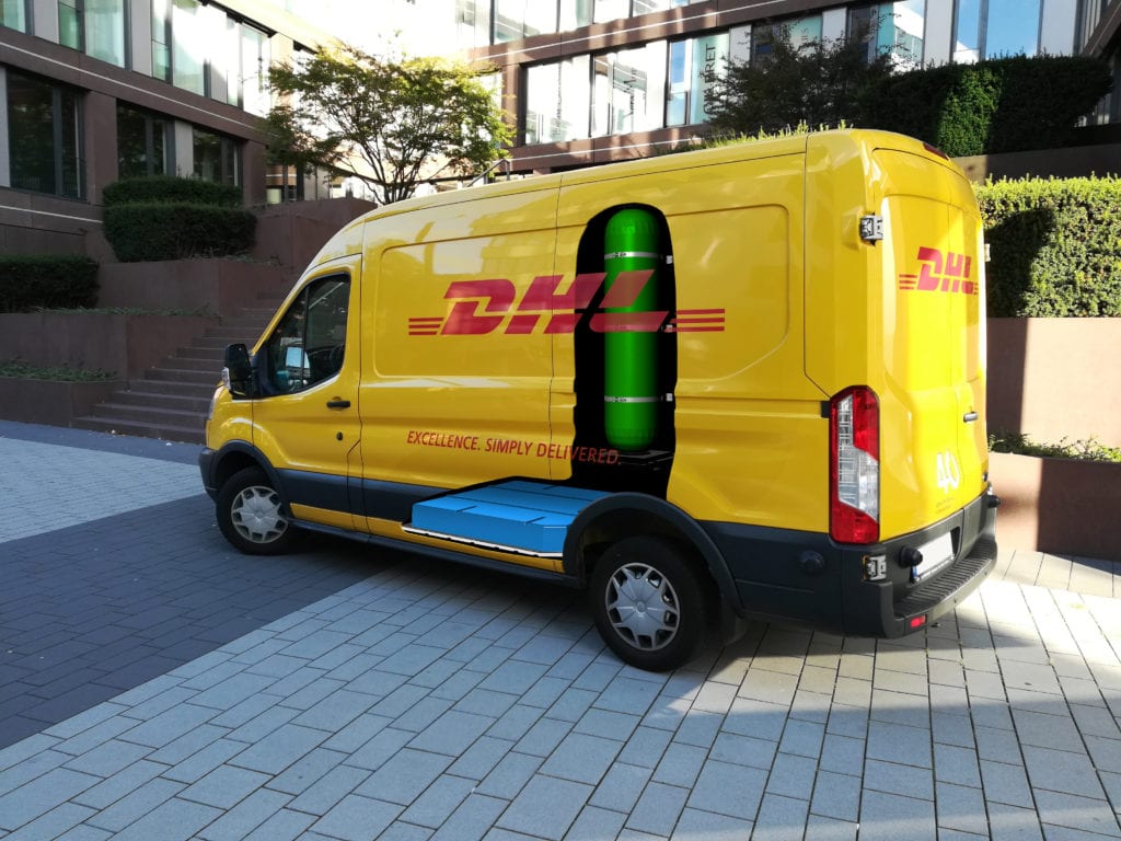 DHL Express and electric vehicle maker StreetScooter collaborated on the H2 Panel Van, a new electric delivery vehicle with hydrogen technology.