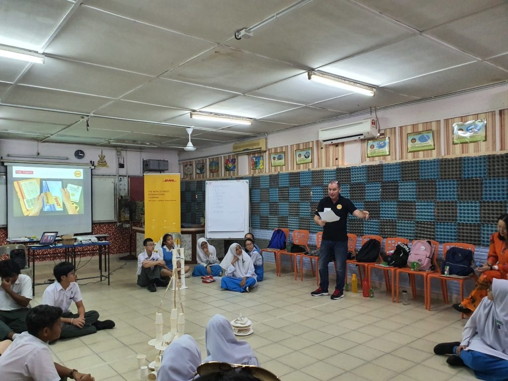 DHL Express has conducted workshops for Teach for Malaysia since 2015.