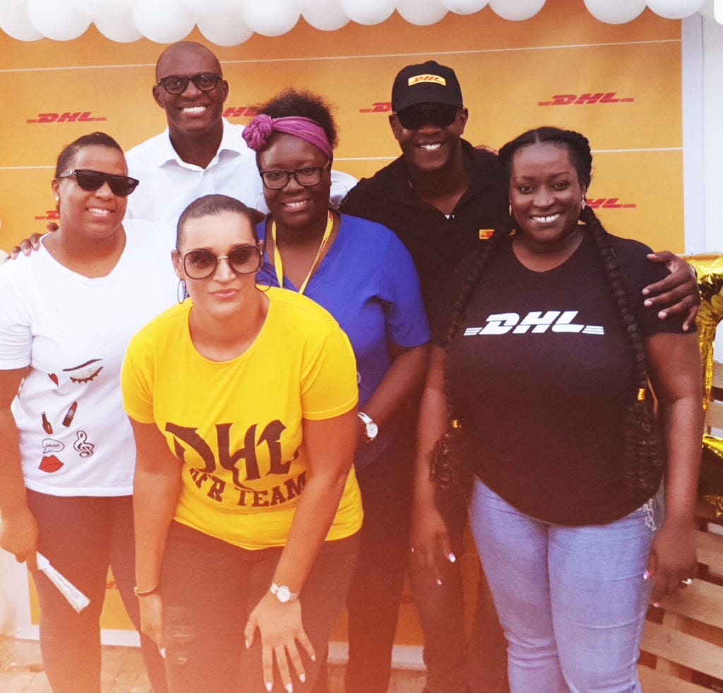 Egidio Monteiro (in cap) with his management team