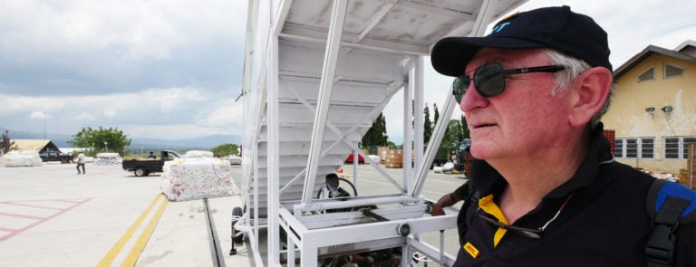 Humanitarian logistics veteran Chris Weeks started DHL’s disaster response program and has led disaster deployments around the world for the past 20 years.