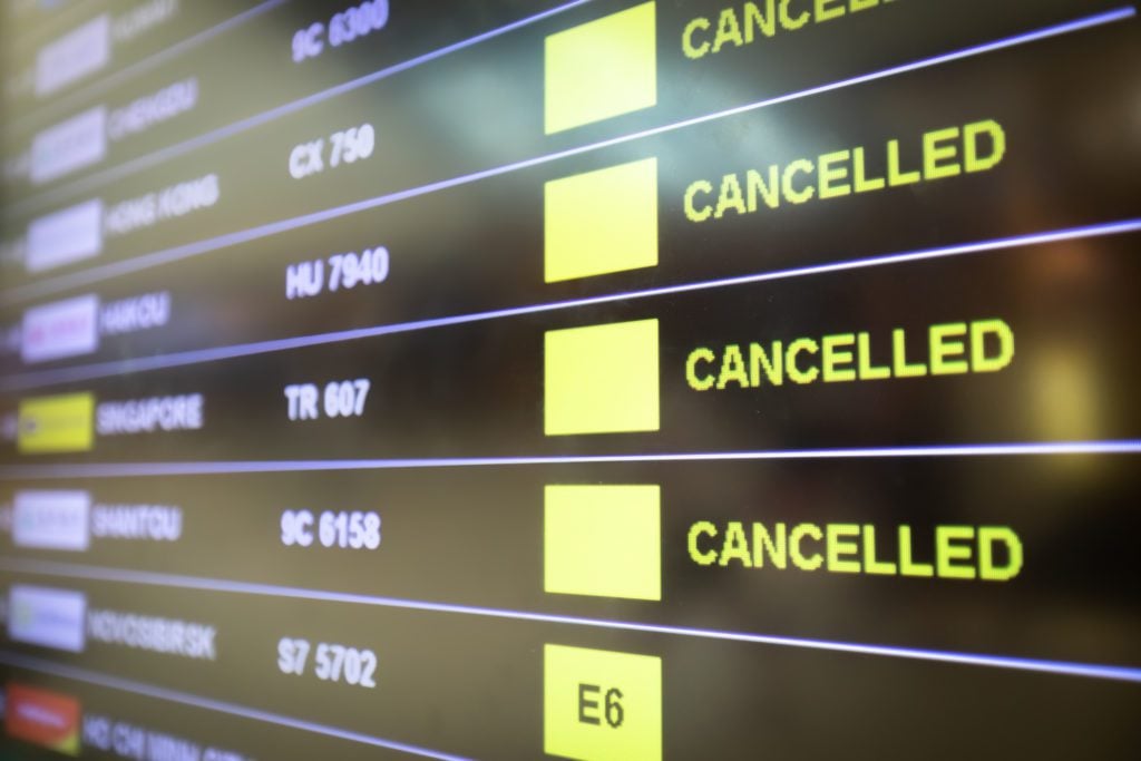 The Covid-19 pandemic has resulted in flight cancellations around the world.