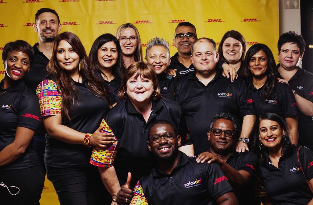 Homashni Naidoo (top row, second from right) is leading the launch of Saloodo! in South Africa