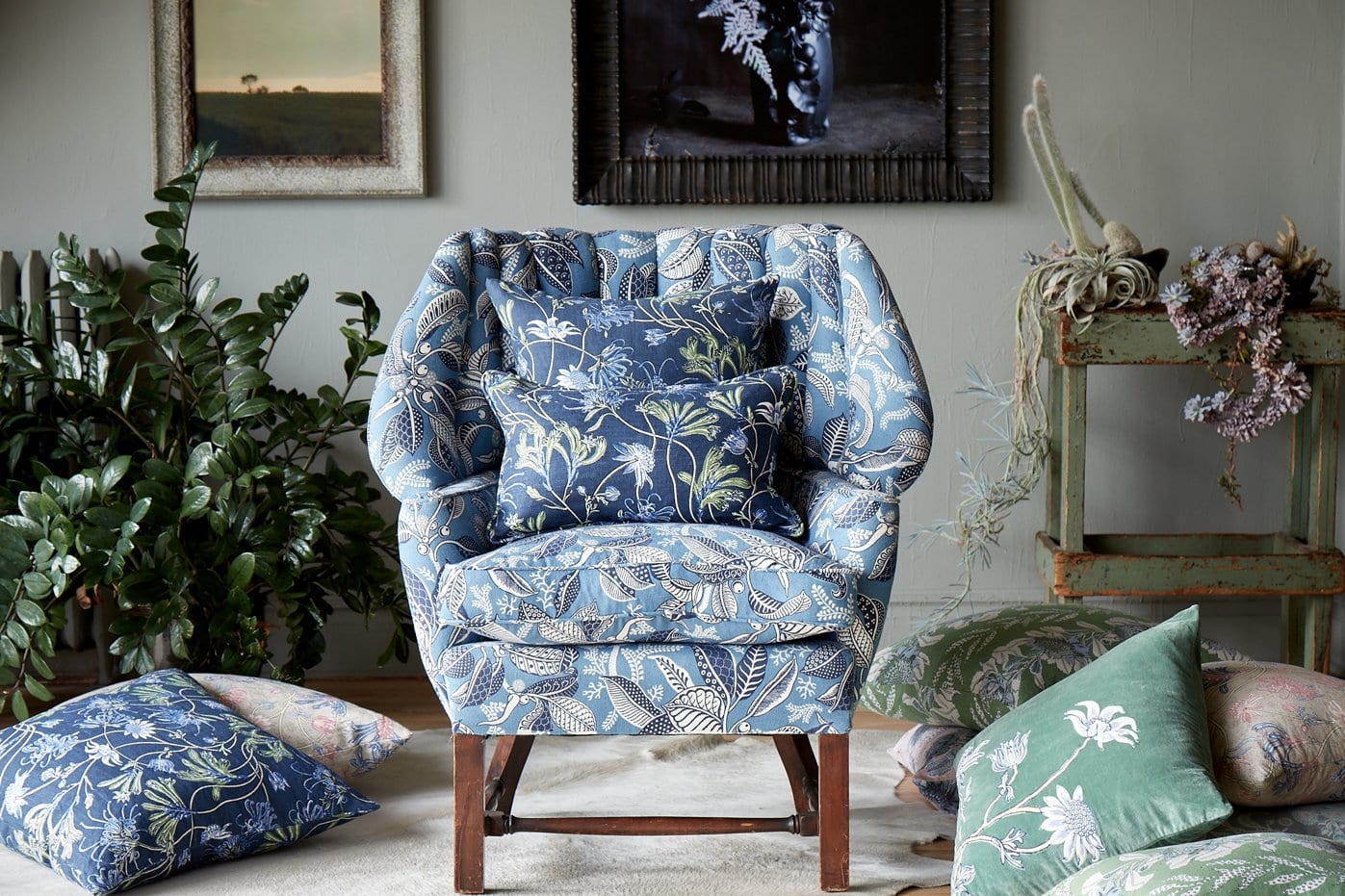 Utopia Goods prints upholstery