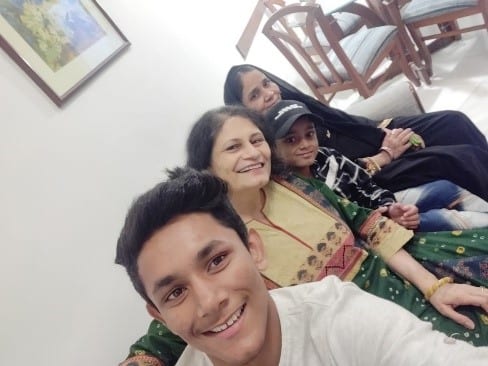 Kasim Siddiqui and his family