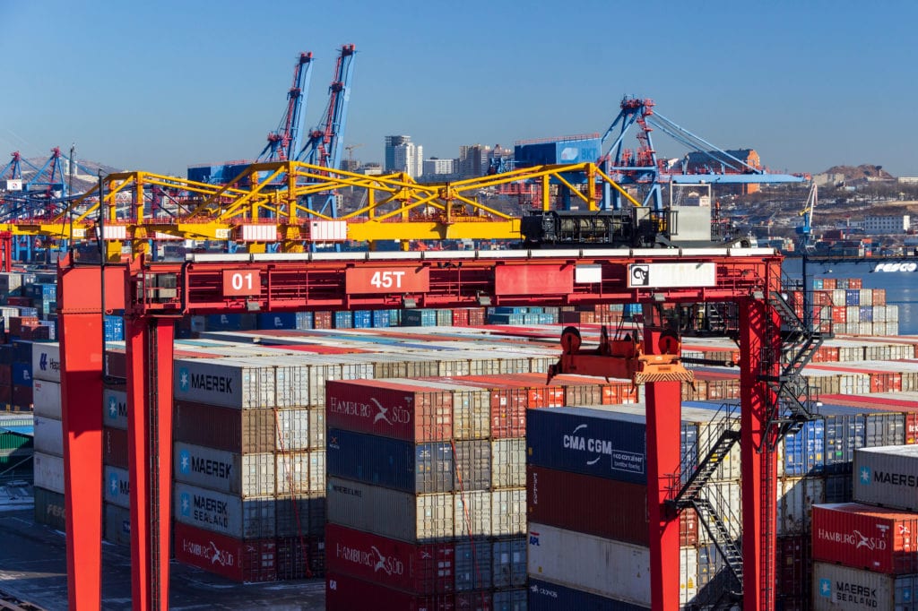 The shortage of containers has led to spiraling freight rates and supply chain bottlenecks.