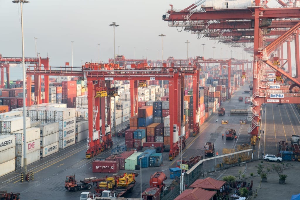 Port congestion, mainly caused by shortages of labor and containers, has led to delays in the loading and unloading of goods.