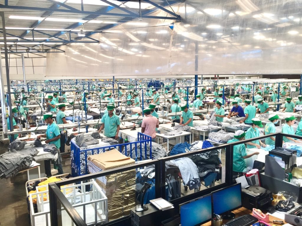 Workers in a Cambodian garment factory (Photo: Shutterstock)