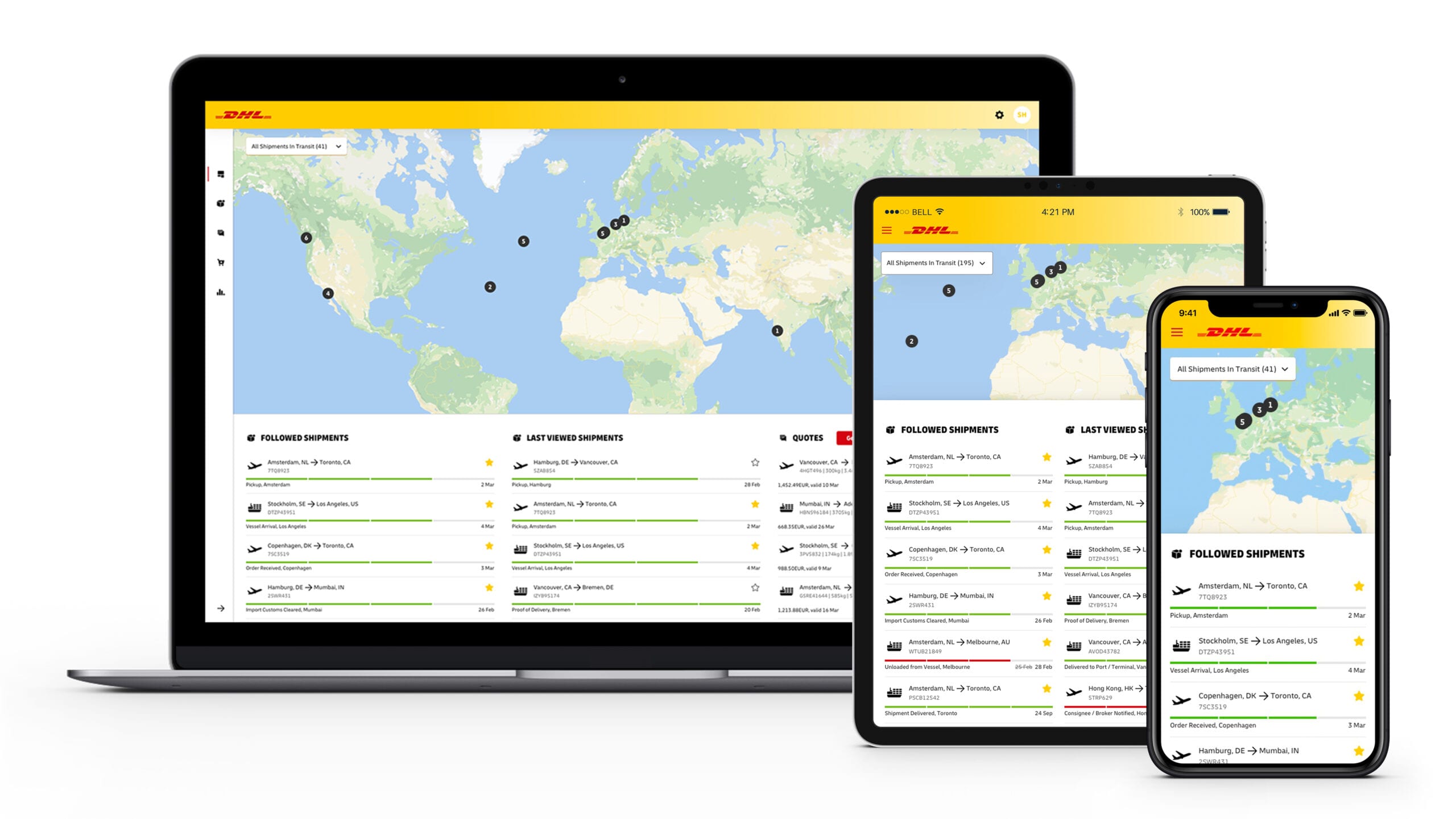 The myDHLi freight booking platform is now available across 62 countries, up from eight.