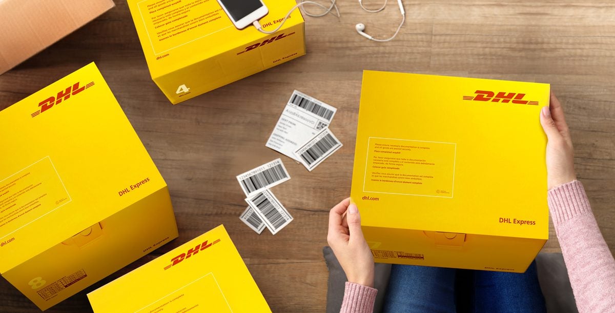 DHL Express delivery box