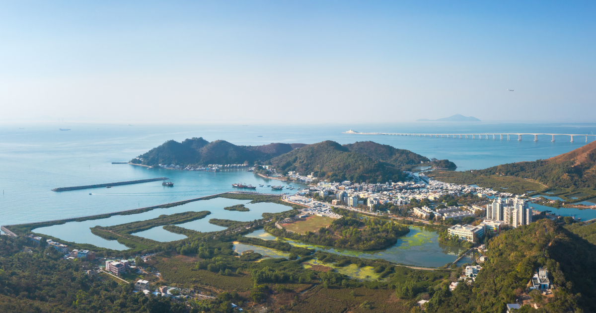 In 2018, reclaimed land represented 25% of Hong Kong's developed land. It housed around 27% of Hong Kong's population and 70% of its business activities.