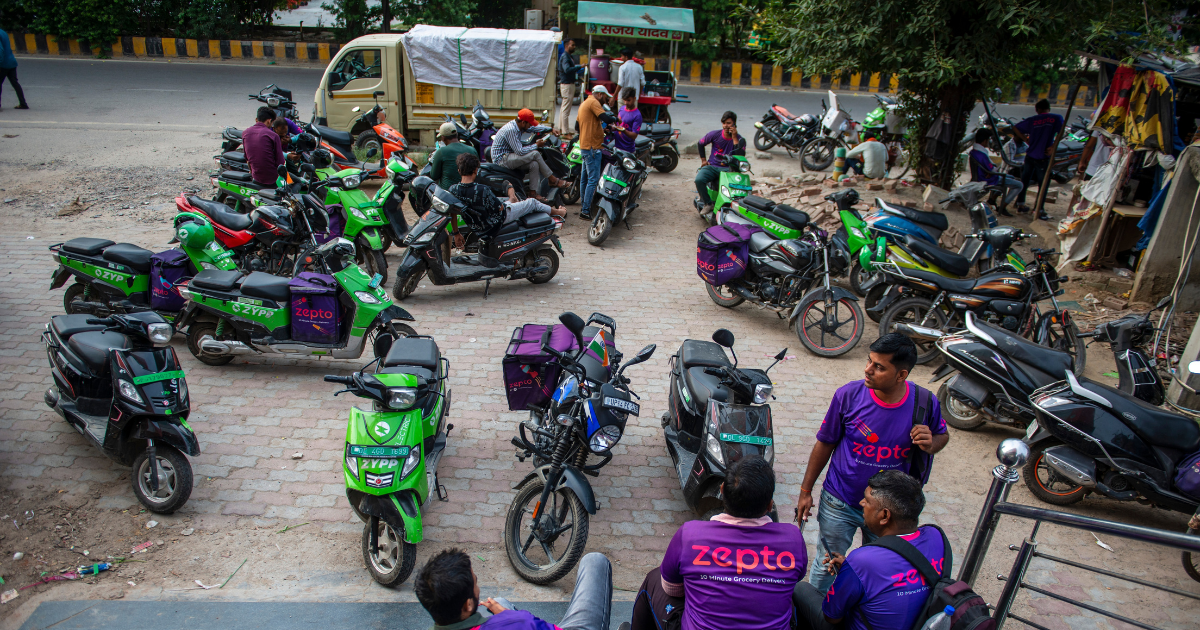 With a wide network of dark stores and riders around cities in India, Zepto promises its customers 10-minute deliveries.