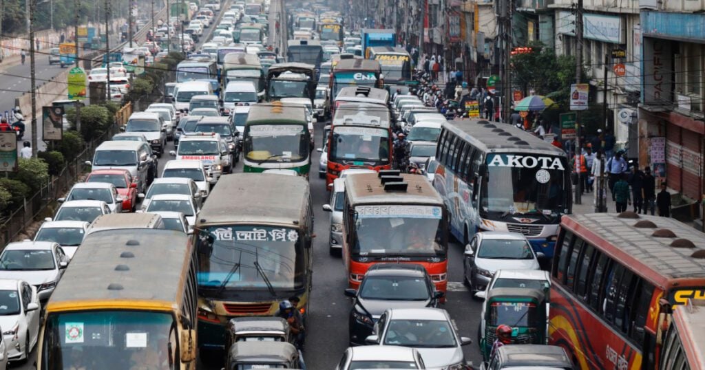 Traffic congestions are common in Bangladesh, resulting in longer lead times for deliveries.