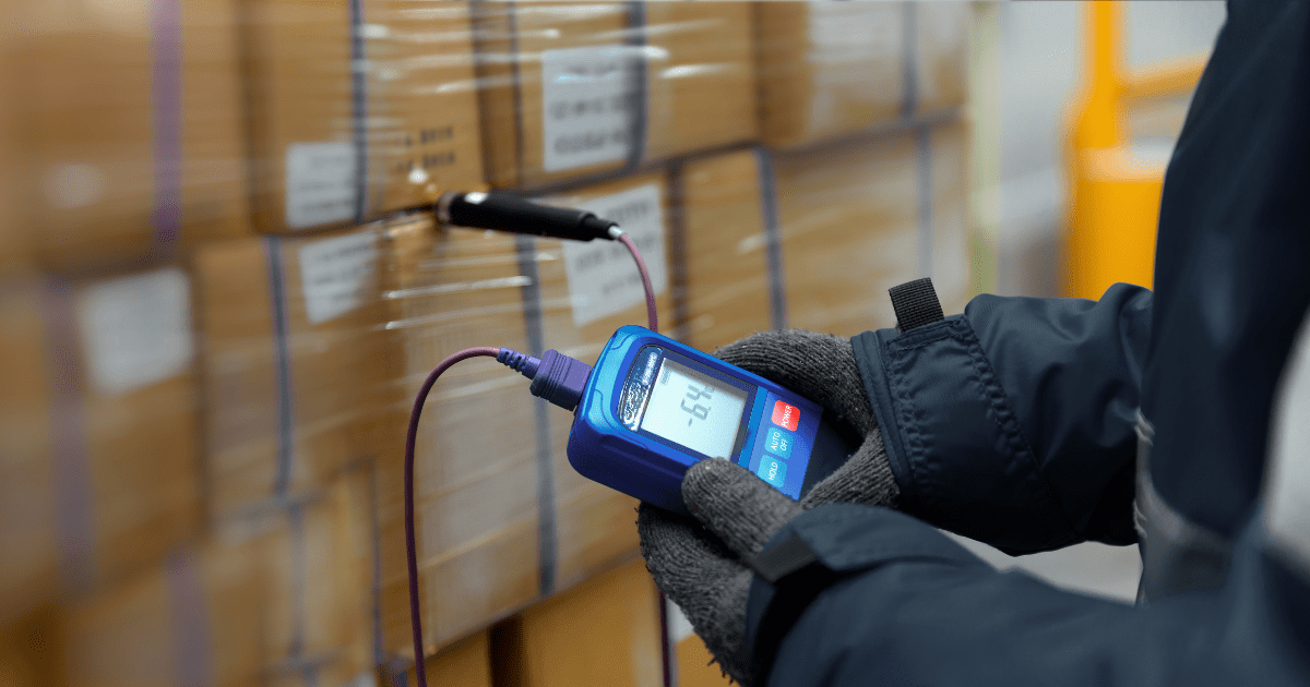 Temperature checks are conducted frequently throughout the storage and transportation process to monitor the condition of perishable goods.