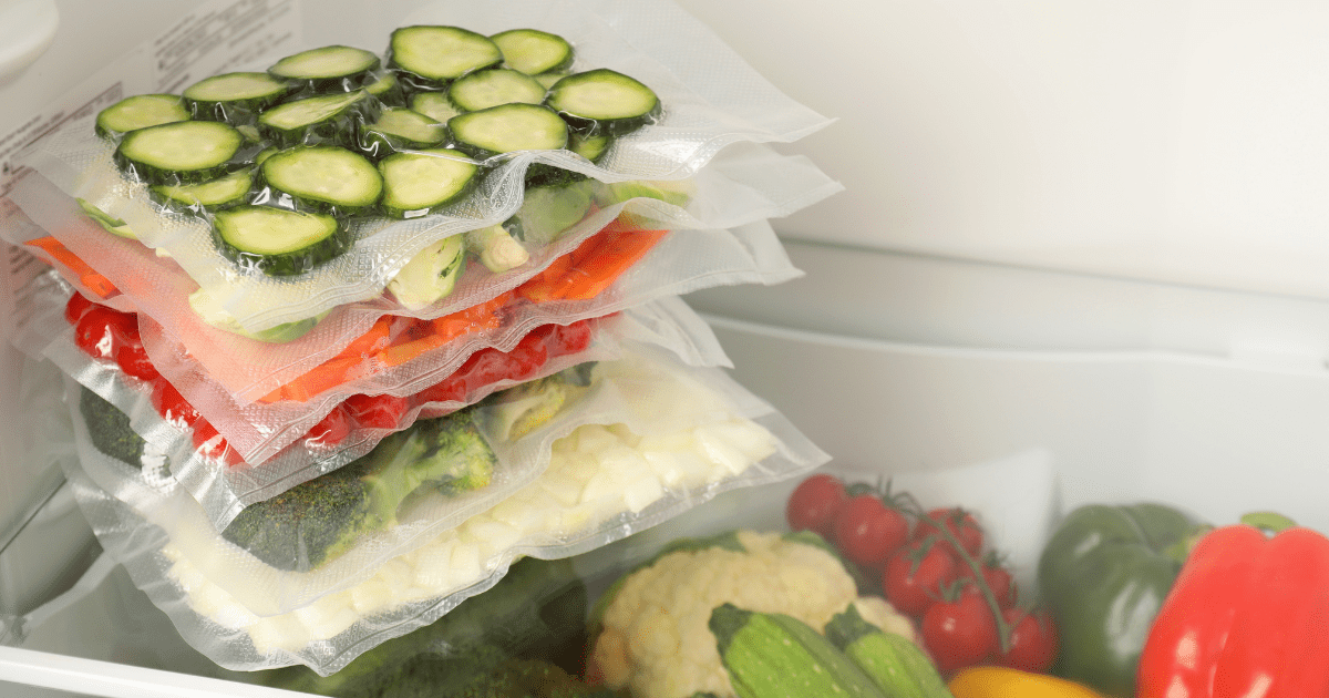 Modified-atmosphere packaging helps to preserve and prolong the freshness of fruits and vegetables.