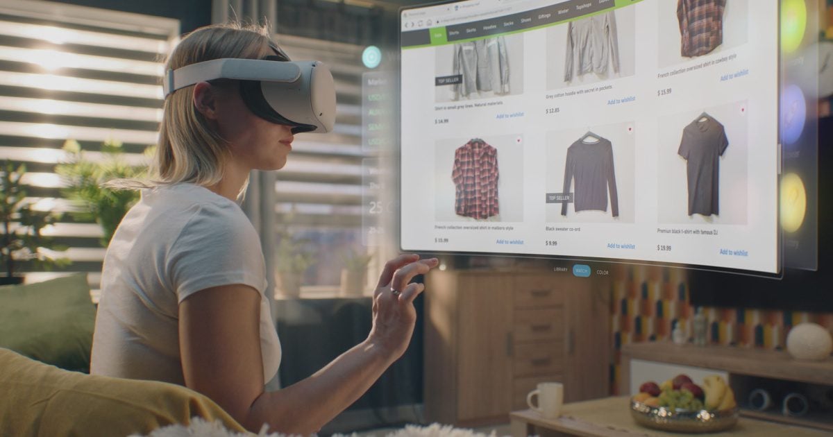 AR allows both consumers and businesses to interact with the storefront in a more interactive manner.